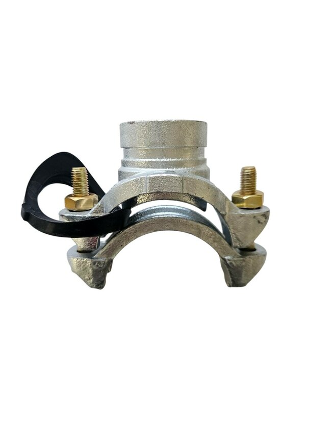 Anbohrschelle verzinkt mit Nut-Abgang Typ 3G VDS/FM/UL