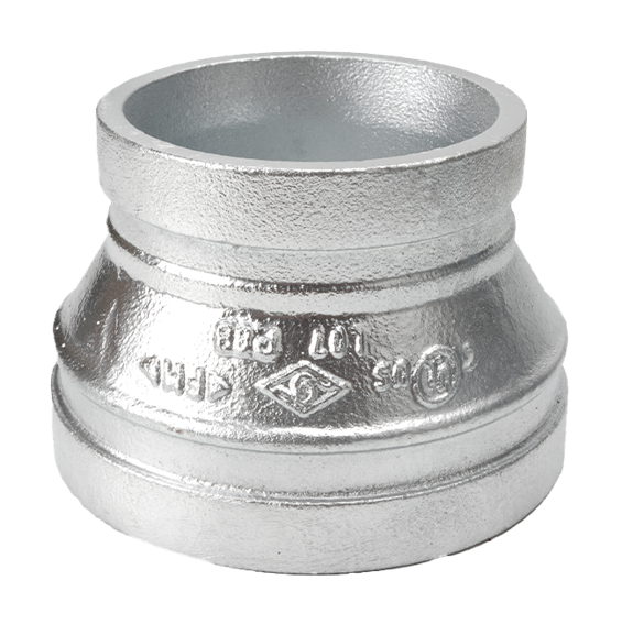 Nut Reduzierstück verzinkt  konzentrisch VDS/FM/UL