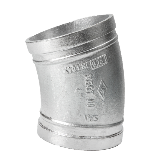 Nut Bogen verzinkt 110, 22,5°