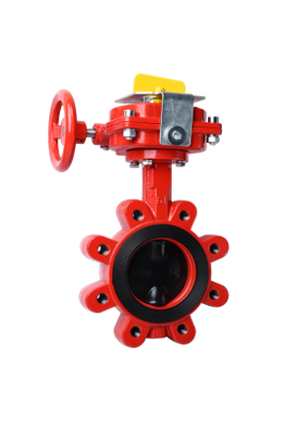 Absperrklappe, Flansch Anschluss