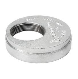 Nut - Enddeckel, exz. red., verzinkt, DN100/40, (114,3x48,3mm)