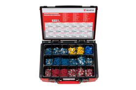 KBLVERB-SYSKO-ISOLIERT-530TLG - Kabelverbinder isoliert 530-teilig Sysko - Inhalt: 1 St&uuml;ck