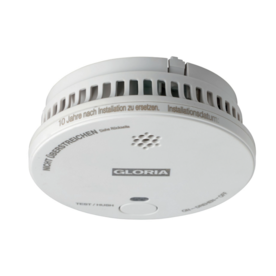 GLORIA Rauchmelder R-1 mit Hush Button