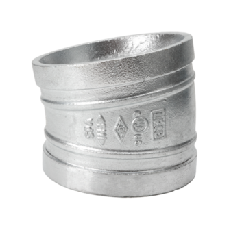 Nut - Bogen Typ 105, 11,25&deg; verzinkt, DN100, (114,3mm)