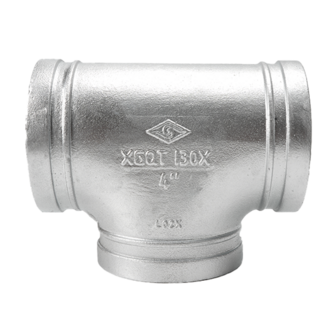 T - St&uuml;ck, Typ 130S, verzinkt, DN80, (88,9mm)