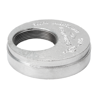 Nut - Enddeckel, exz. red., verzinkt, DN250/50, (273,1x60,3mm)