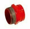 Adapternippel Nut / Gewinde rot, 48,3mm x 11/2"