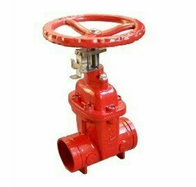 Keilflachschieber, Riefenanschluss 6", 168,3mm