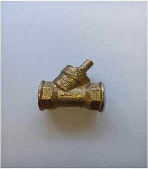 Messing R&uuml;ckschlagventil Schr&auml;gsitz 11/4", bds. Innengewinde