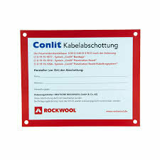 Conlit Kennzeichnungsschild