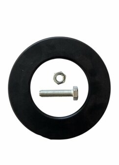 Dichtungss&auml;tze Flanschverbindungen Gummistahl, DN125 PN10-16 mit Schrauben und Muttern