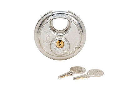 VORHAENGSHLO-DISKUS-A2-70MM - Vorh&auml;ngeschloss Diskus - Inhalt: 1 St&uuml;ck