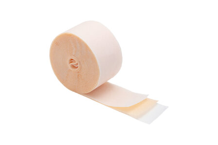 PFLST-LATXFREI-ELAST-6X450CM - Klebstofffreies Pflaster Elast latexfrei beige - Inhalt: 1 St&uuml;ck