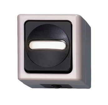 SCHALT-AP-UNI-(AUS-WECHSEL)-GRAU - Universalschalter ELMO Aufputz Feuchtraum - Inhalt: 6 St&uuml;ck