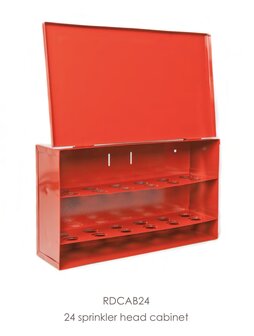 Sprinklerpult lackiert rot, f&uuml;r Sprinkler DN15+DN20