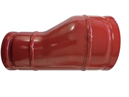 Reduzierung rot 240, DN300/250, exzentrische, 323,9 x 273,0mm