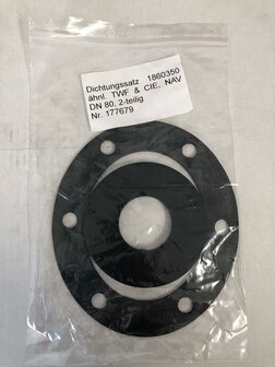 Dichtungssatz &auml;hnl. TWF &amp; Cie NAV DN80 2-teilig Deckel-und Klappendichtung