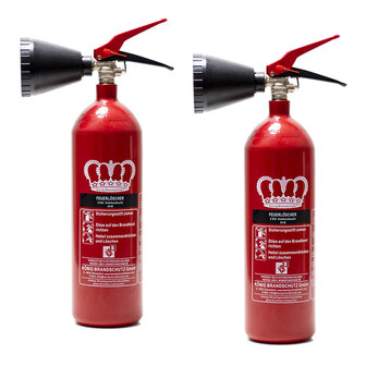 K&ouml;nig 2 kg CO2 Feuerl&ouml;scher 2er Pack