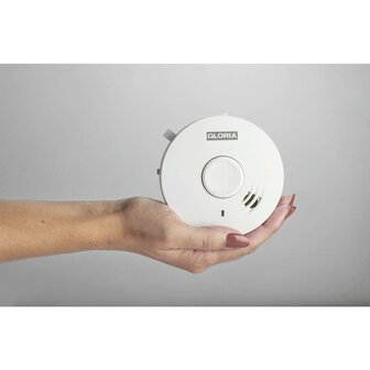 GLORIA Rauchwarnmelder R10 mit Alarm-Stop-Funktion