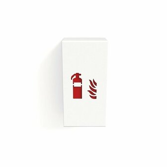 Design Feuerl&ouml;scherhalter &ldquo;FIRE Small&rdquo;WEI&szlig;