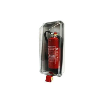 Klarsicht Schutzbox f&uuml;r 6 kg Feuerl&ouml;scher