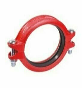 1G Kupplung DN50 (60,3mm) starr RAL3000 rot