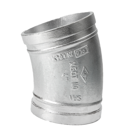 Nut - Bogen Typ 110, 22,5&deg; verzinkt, DN 50, (60,3mm)