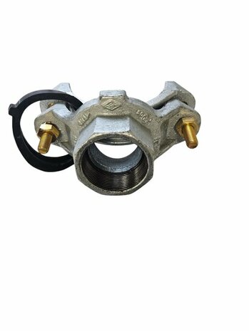 Anbohrschelle verzinkt, 3J DN25X25, (33,7 x 33,7 mm)