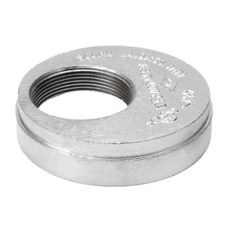 Nut - Enddeckel, exz. red., verzinkt, DN125/40, (139,7x48,3mm)