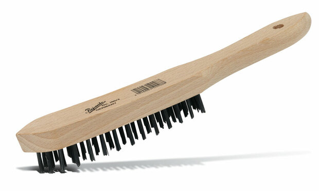 Stahldrahtb&uuml;rste 5-reihig