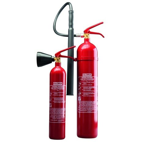 GLORIA 2 kg CO2 Feuerl&ouml;scher Stahl-Beh&auml;lter