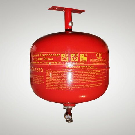 K&ouml;nig 10 kg Pulver-Feuerl&ouml;scher ABC Automatic 10 LE