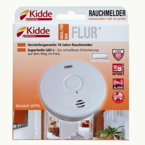 Kidde WFPL optischer Rauchmelder 10-Jahre