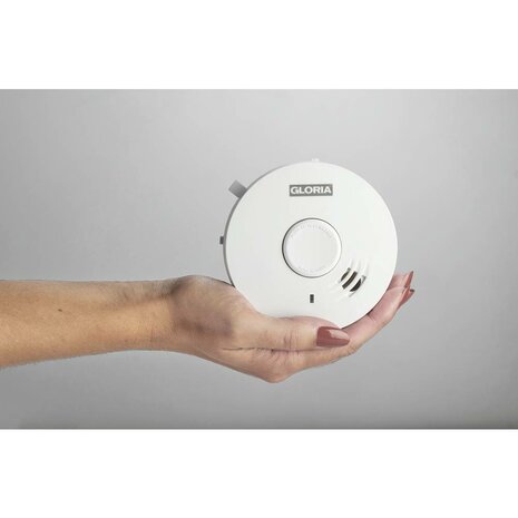 GLORIA Rauchwarnmelder R10 mit Alarm-Stop-Funktion