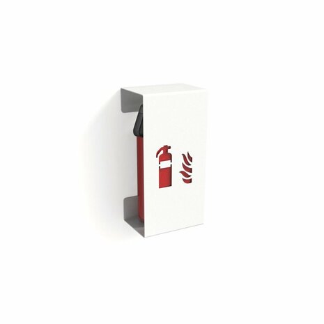 Design Feuerl&ouml;scherhalter &ldquo;FIRE Small&rdquo;WEI&szlig;