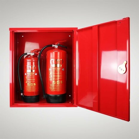 Feuerl&ouml;scher Schutzschrank f&uuml;r 2 St&uuml;ck a 9-12 kg (Schloss)
