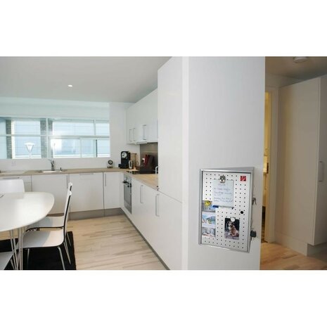 Feuerl&ouml;scher Schrank Edelstahl Stahl
