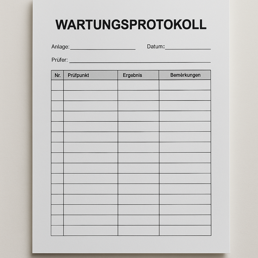 Digitale-Wartungsprotokolle