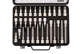 STESHSL-SORT-1/2ZO-TX/6KT/XZN-31TLG - 1/2 Zoll Steckschlüssel-Sortiment 31-teilig - Inhalt: 1 Stück STESHSL-SORT-1/2ZO-TX/6KT/XZN-31TLG - 1/2 Zoll Steckschlüssel-Sortiment 31-teilig - Inhalt: 1 Stück