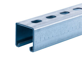 MNTGSHN-C-(TZN)-41/41-ST2,5-6M - VARIFIX C-Montageschiene 41/41 Stahl feuerverzinkt - Inhalt: 24 Stück