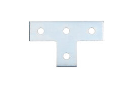 FLVERB-T-PRFL36-4RDLO - VARIFIX Flachverbinder T-Form 4 Rundlöcher - Inhalt: 25 Stück