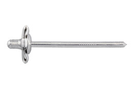 NT-FL-ALU/ALU-(1-9)-4,8X21 - Allzweckniet Flachkopf Aluminium/Aluminium - Inhalt: 250 Stück NT-FL-ALU/ALU-(1-9)-4,8X21 - Allzweckniet Flachkopf Aluminium/Aluminium - Inhalt: 250 Stück