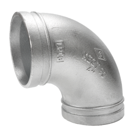 Nut - Bogen Typ 90, 90° verzinkt, DN250, (273,0mm)