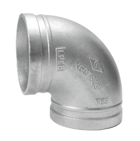 Nut - Bogen Typ 90S, 90° verzinkt, DN150, (168,3mm)