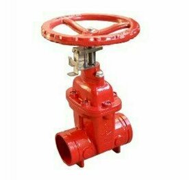 Keilflachschieber, Riefenanschluss 4", 114,3mm