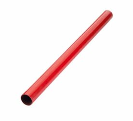 Nut-Rohr DN 40 48,3 x 2,6mm RAL 3000 rot pulverbeschichtet