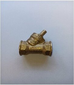 Messing Rückschlagventil Schrägsitz 11/4", bds. Innengewinde