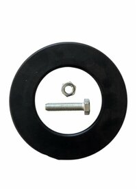 Dichtungssätze Flanschverbindungen Gummistahl, DN250 PN10 mit Schrauben und Muttern