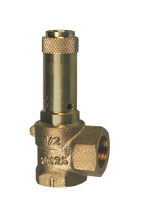 Sicherheitsventil Wasser, Eckform 1", Einstellbar von 1 bis 16 bar