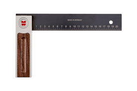 PRAEZWNKL-MWZG-250MM - Präzisionswinkel Alu/Holz - Inhalt: 1 Stück